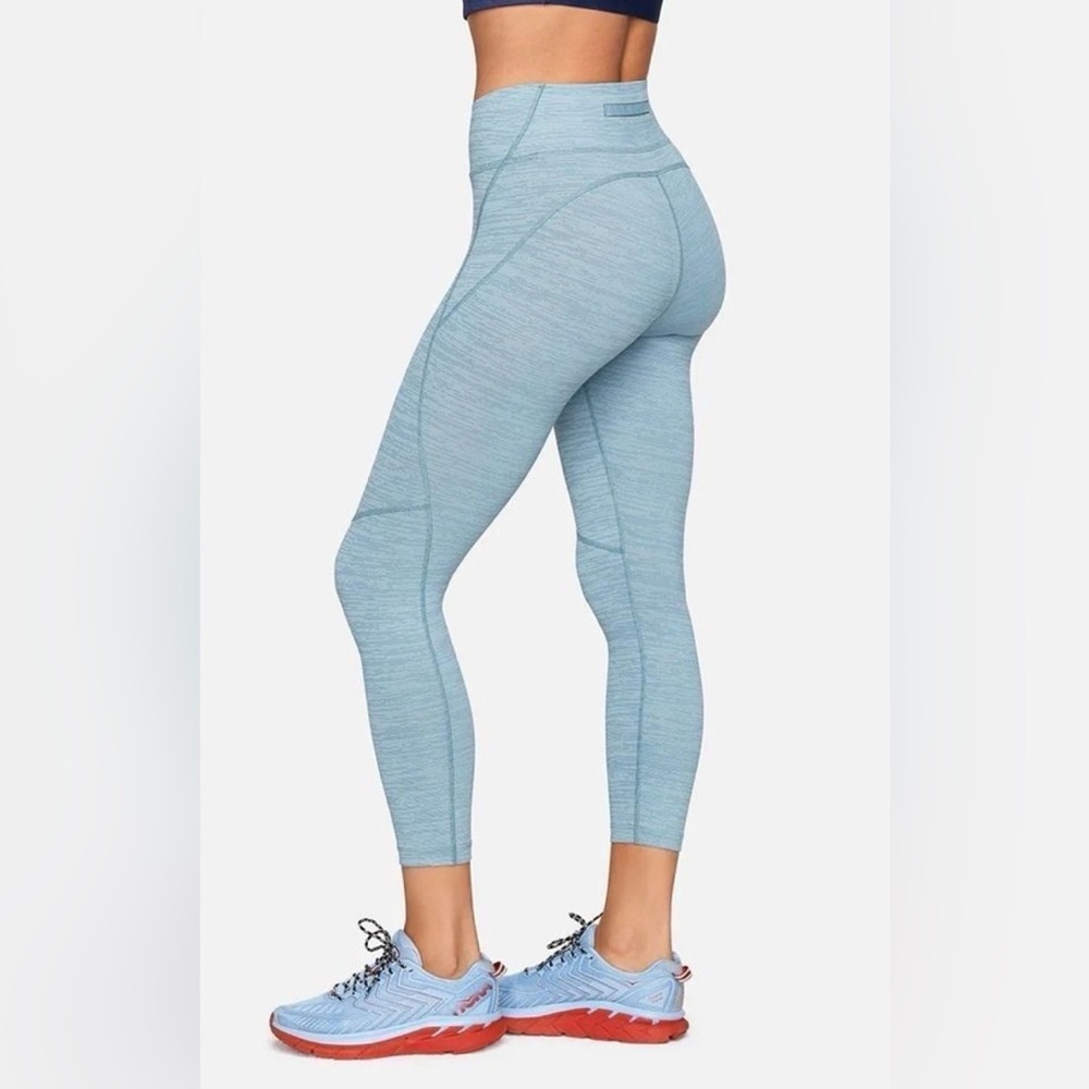 Outdoor Voices TechSweat Core Womens XS Blue High Waist‎ 3/4 Athletic Leggings